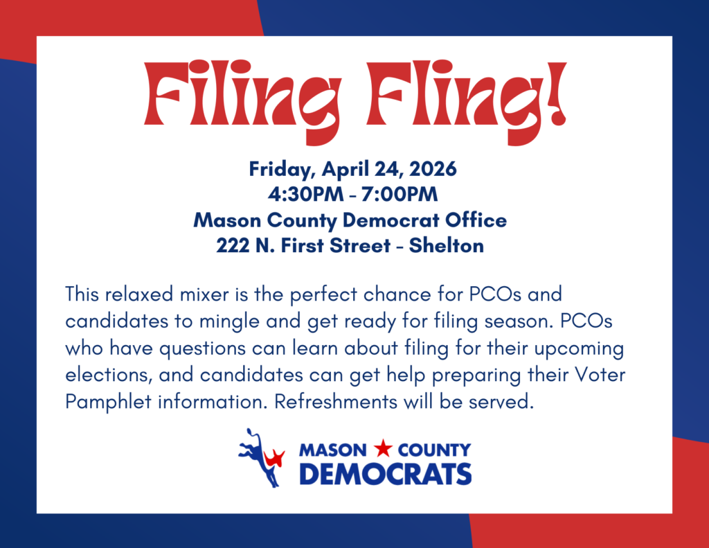 Filing Fling for candidates and PCOs.